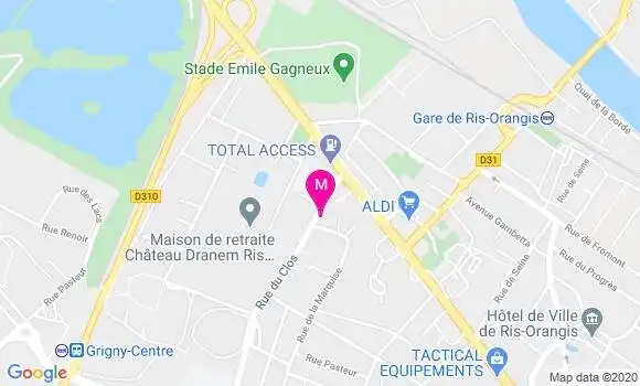 Localisation Dr Eveline Ramioul