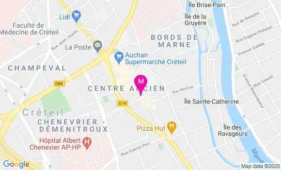 Localisation Dr Patricia Weiler