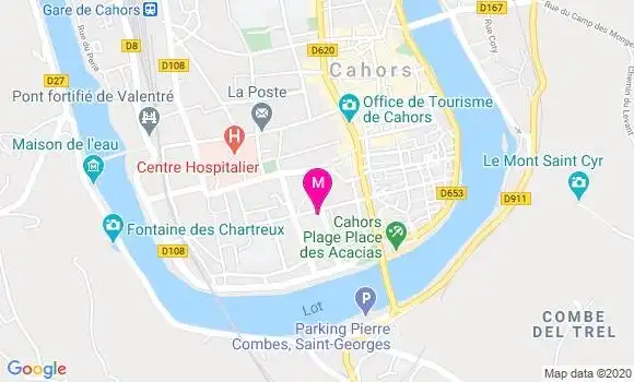 Localisation Dr Valérie Caramel Goutines