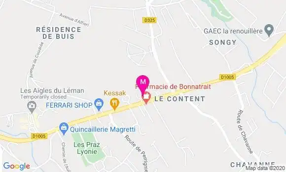 Localisation Dr Juliette Jaillet