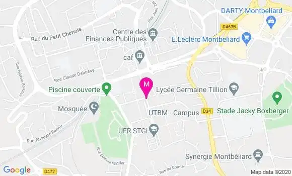 Localisation Dr Philippe Nicaud