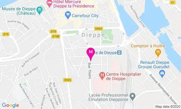 Localisation Dr Annick Cabot