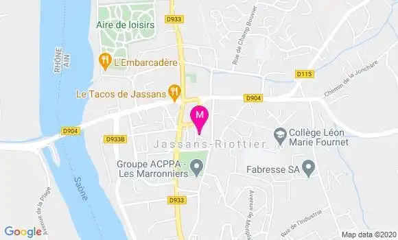 Localisation Dr Emmanuel Maucourant