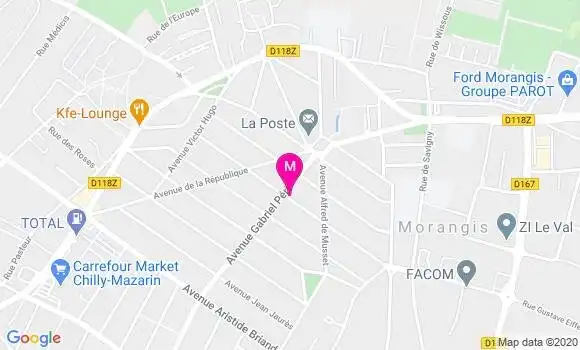 Localisation Dr Colette Gille Nogues