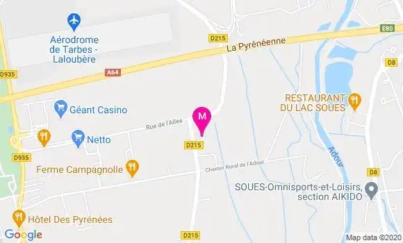 Localisation Dr Sylvie Maes Castellarin