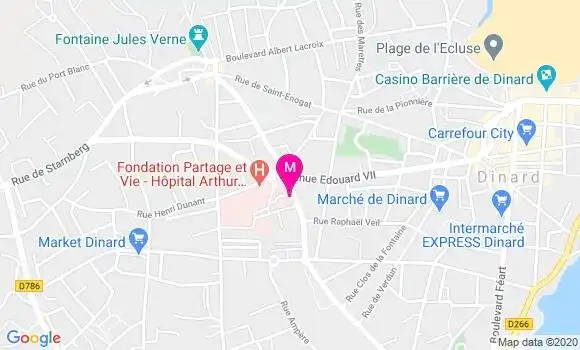 Localisation Dr Isabelle Gaultier