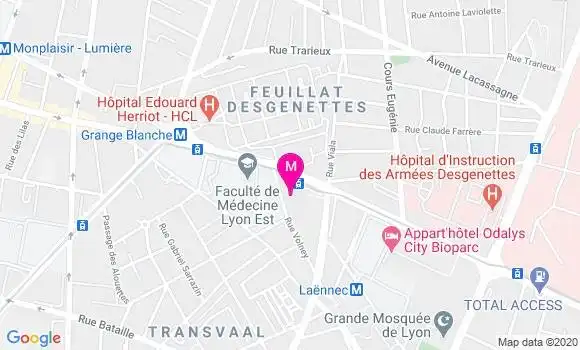 Localisation Dr Gilbert Vitale