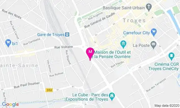 Localisation Dr Pascale Zini