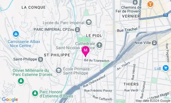 Localisation Dr Emmanuel Benizri