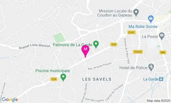 Localisation Dr Alain Fondacci