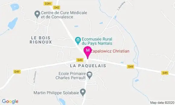 Localisation Dr Emmanuelle Chataigner