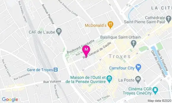 Localisation Dr Isabelle Bianchi