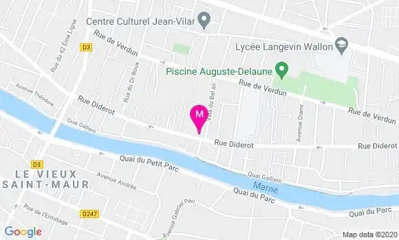 Localisation Dr Odile Keriven