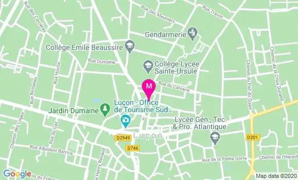 Localisation Dr Frédérique Meyssonnier