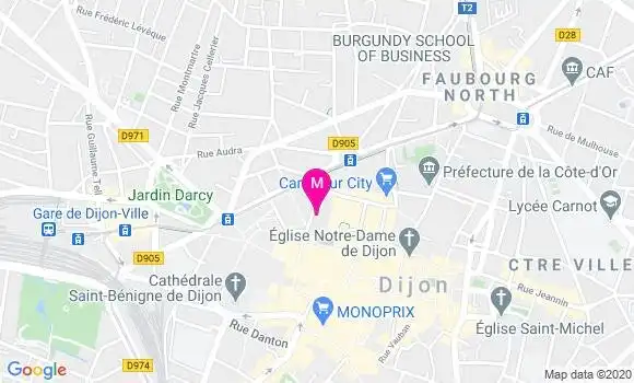 Localisation Dr Fabienne Jacquot Ponnelle