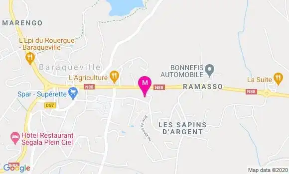 Localisation Dr Virginie Barthes Trepp