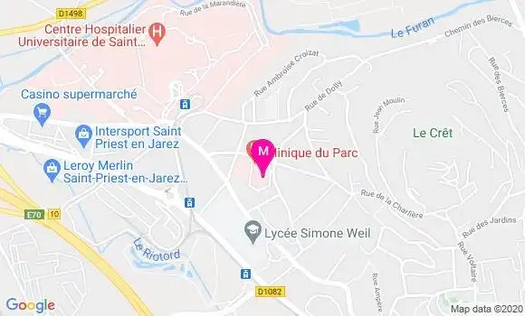 Localisation Dr Roselyne Nicolas