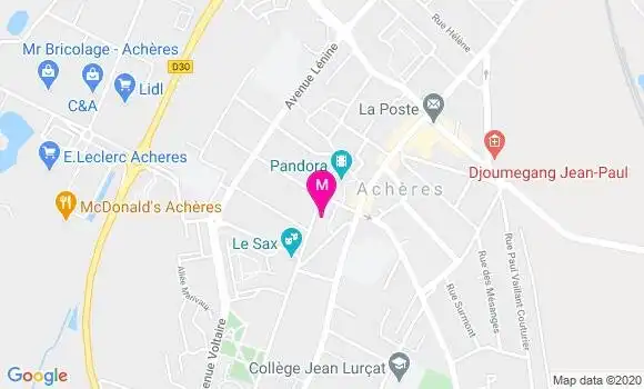 Localisation Dr Nathalie Jean
