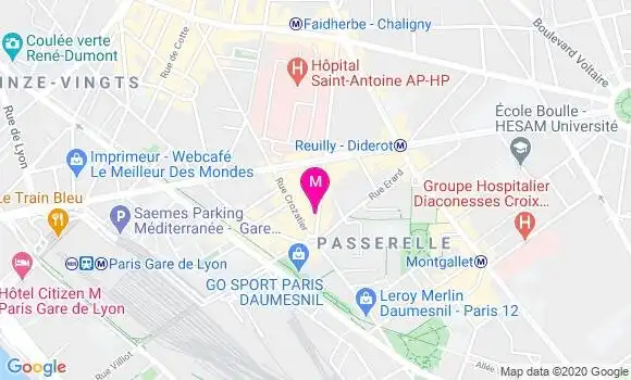 Localisation Dr Wilfrid Pavageau