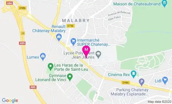 Localisation Dr Pascale Hubert