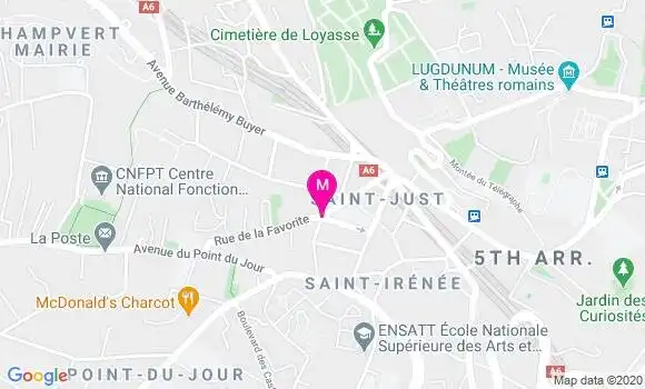 Localisation Dr Pascale Pujol