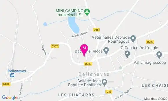 Localisation Dr Eric Laurant