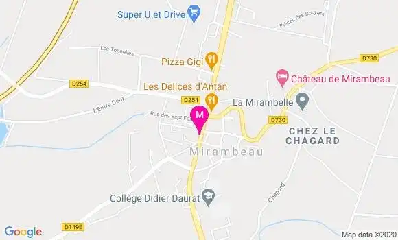 Localisation Dr Isabelle Magne