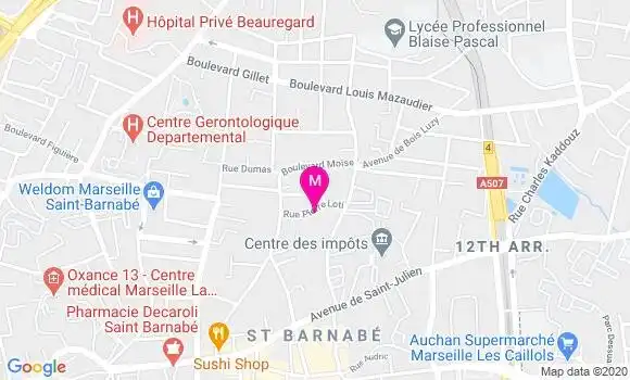 Localisation Dr Maud Righini Chossegros