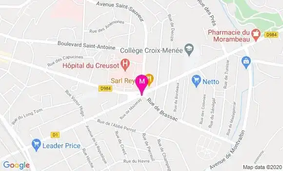 Localisation Dr Florence Ruck Bene