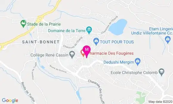 Localisation Dr Anne Sylvie Serra