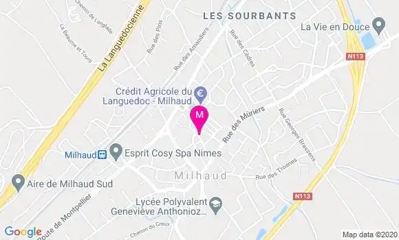 Localisation Dr Isabelle Montcouquiol