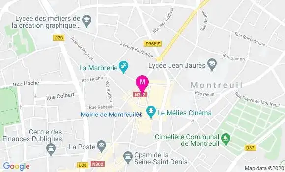 Localisation Dr Adolphine Malonga de Lauture