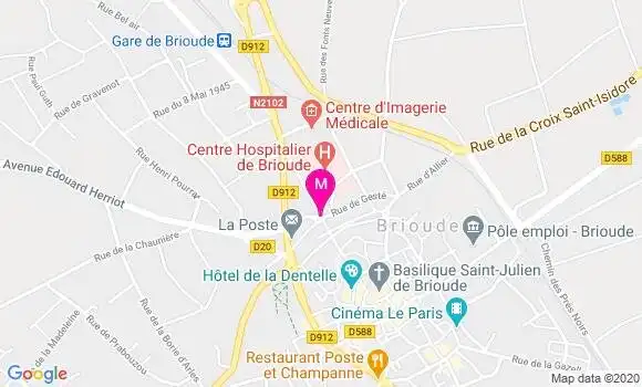 Localisation Dr Marc Chanudet