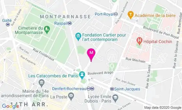 Localisation Dr Victor Izrael