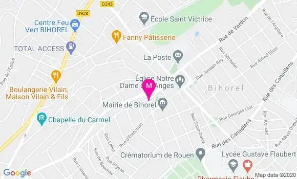 Localisation Dr Thibaut Drieu