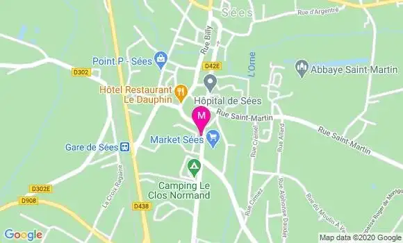 Localisation Dr Sophie Prévost