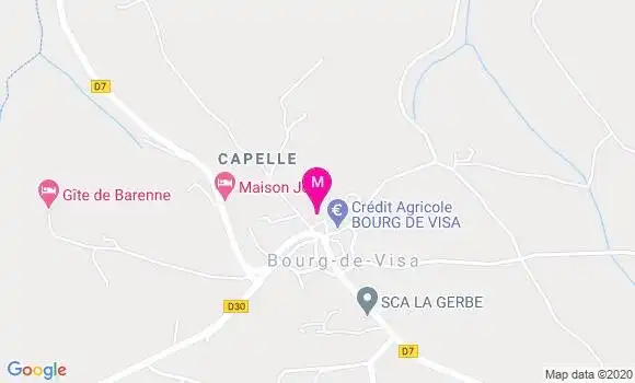 Localisation Dr Didier Bondet de la Bernardie