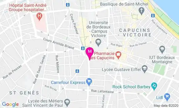 Localisation Dr Florence Parant Sicet