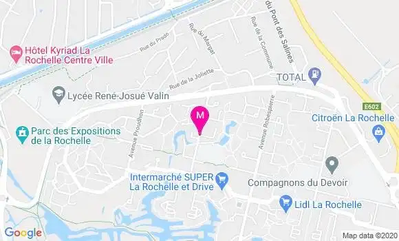 Localisation Dr Nathalie Audier