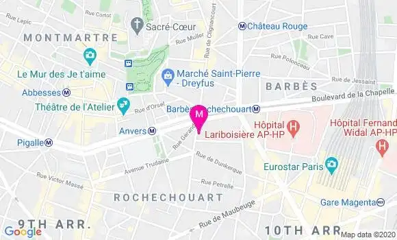 Localisation Dr Sophie Blondin Moguelet