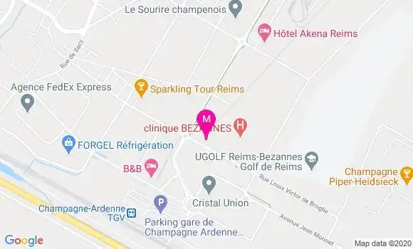 Localisation Dr Ghislain Schmitt