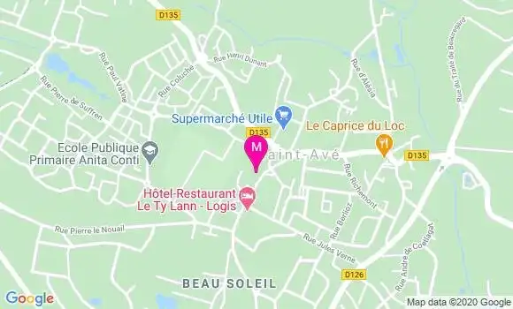 Localisation Dr Catherine Loussouarn