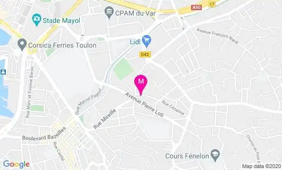 Localisation Dr Francis Luccisano