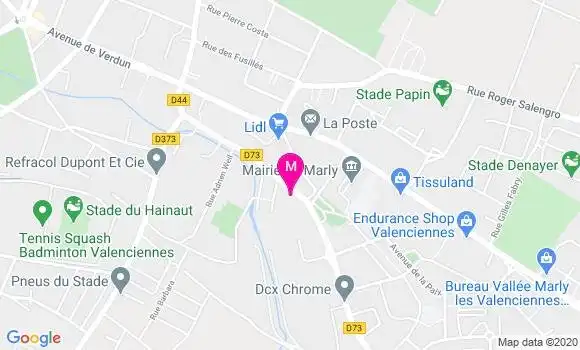 Localisation Dr Catherine Dutrieux Moyaux