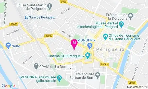 Localisation Dr Philippe Lebrun Grandie