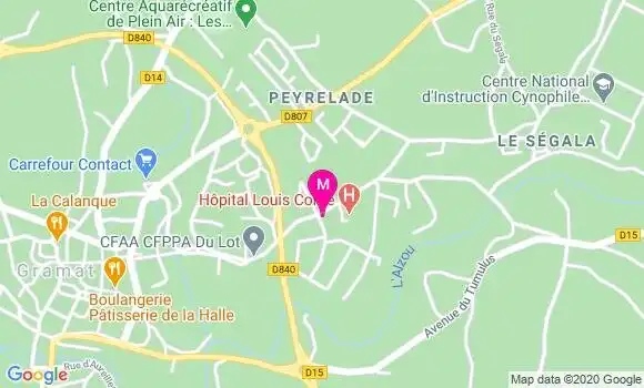 Localisation Dr Elisabeth Mallet Raoult
