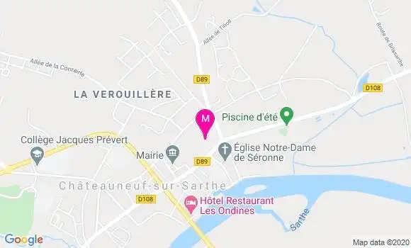 Localisation Dr Isabelle Vigue