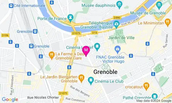 Localisation Dr Brigitte Mangione