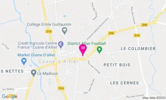 Localisation Dr Jean Christophe Favre