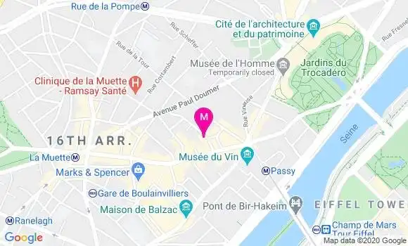 Localisation Dr Philippe Sulzer